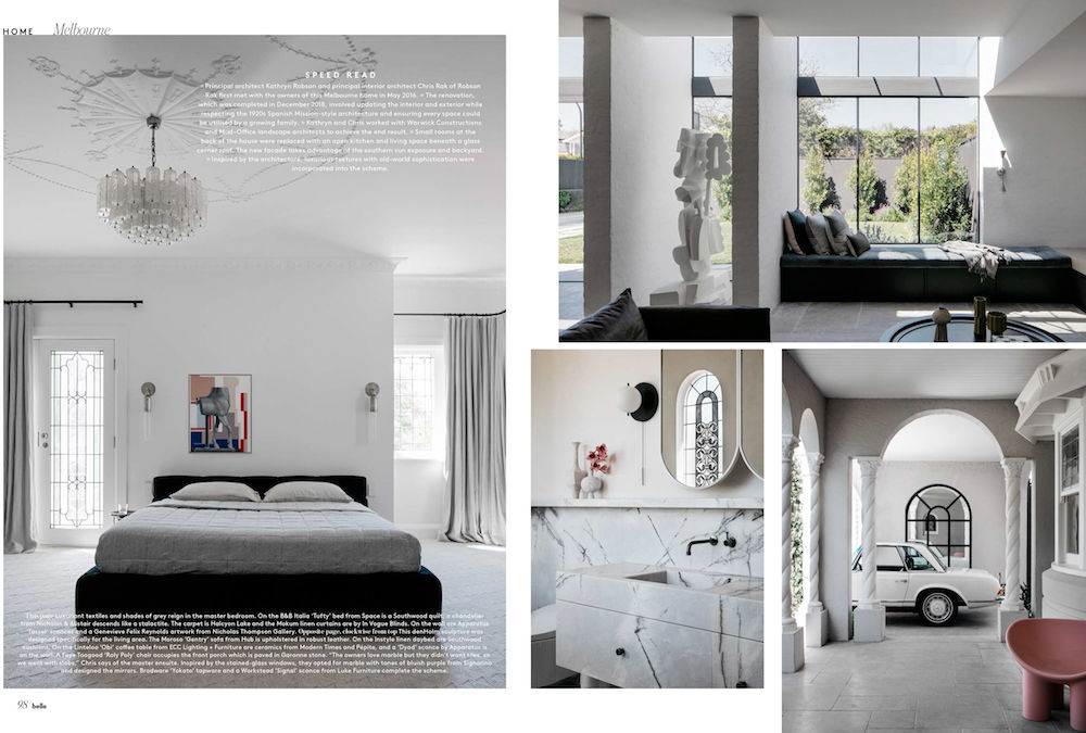 Robson Rak Architects – Belle Magazine April 2020