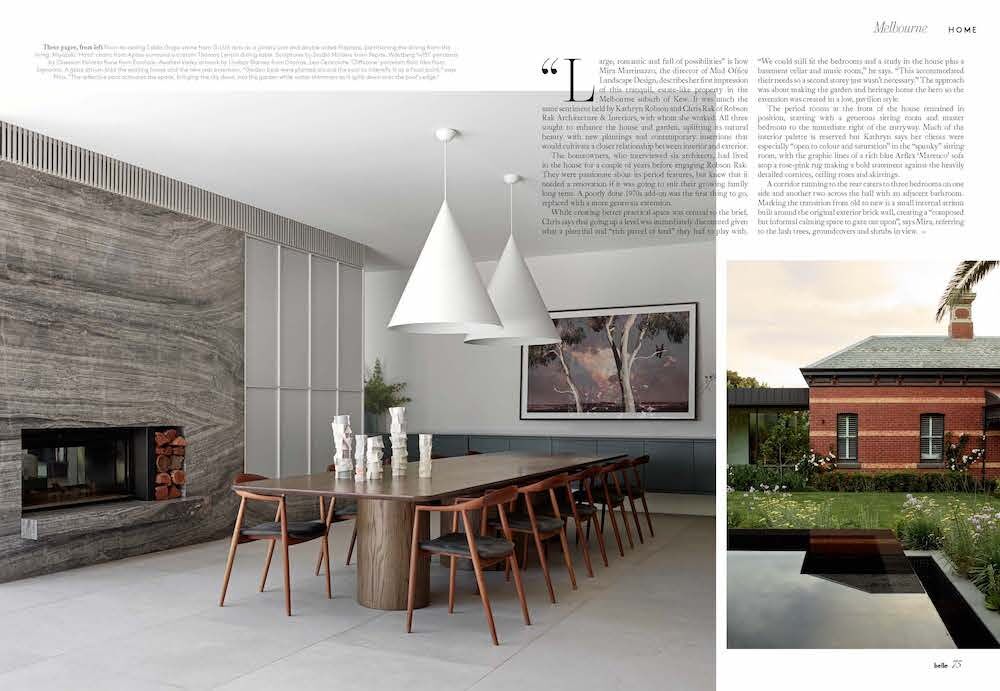 Robson Rak Architects – Belle Magazine April 2023