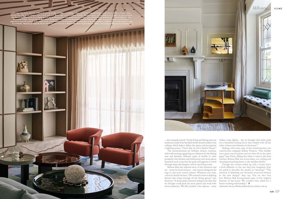 Robson Rak Architects – Belle Magazine June July 2025