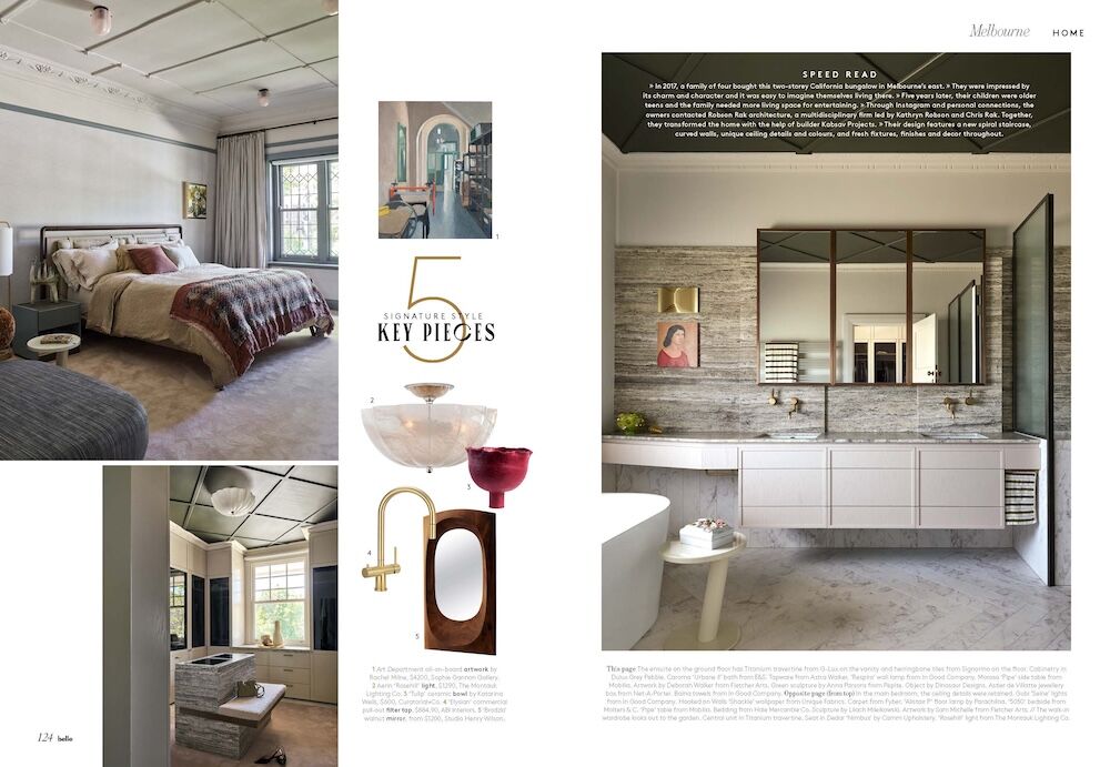 Robson Rak Architects – Belle Magazine June July 2025