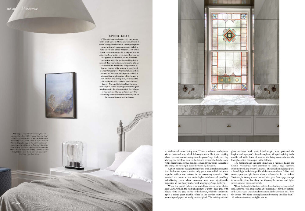 Robson Rak Architects – Belle Magazine May 2024