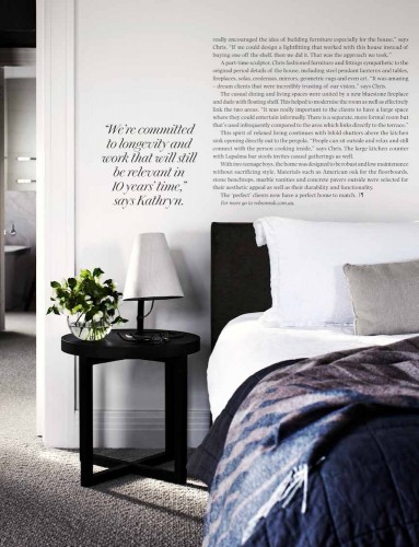 Robson Rak Architects – Belle Magazine Oct/Nov 2013