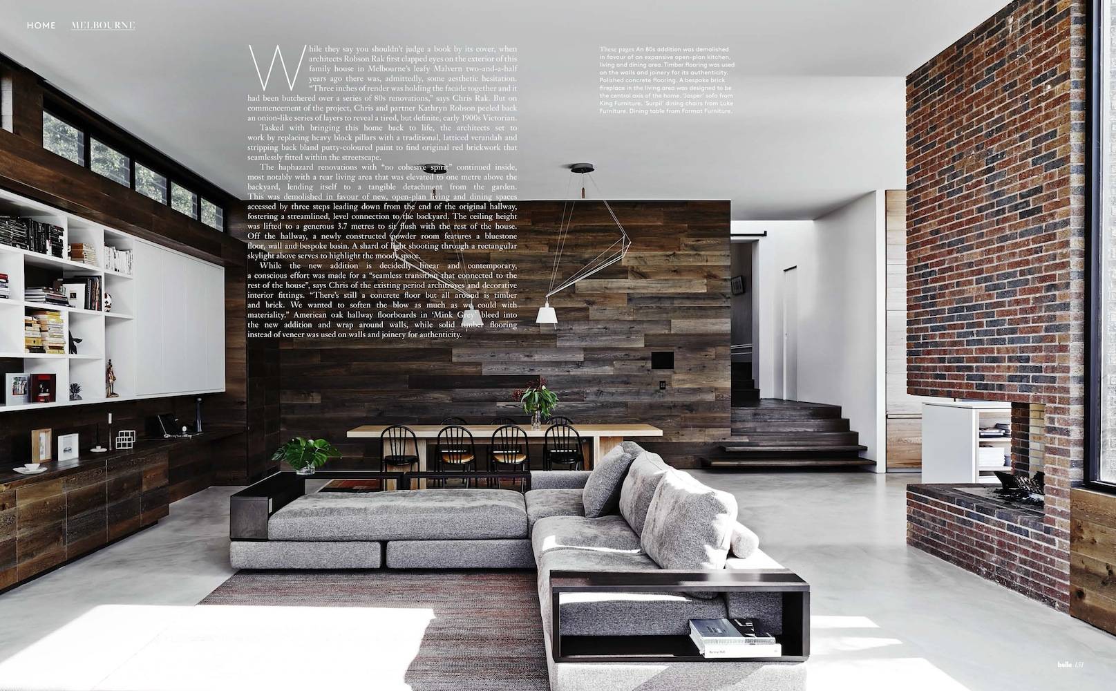 Robson Rak Architects – Belle October 2014 Malvern