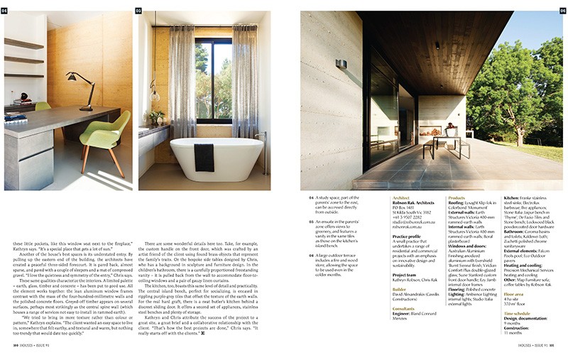 Robson Rak Architects – Houses Issue 91