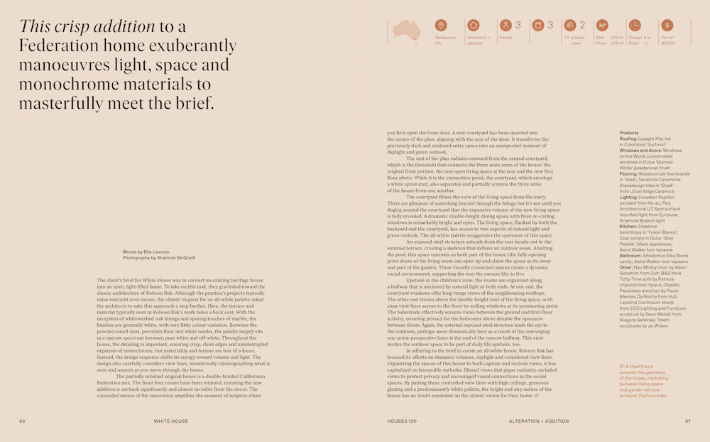 Robson Rak Architects – Houses Magazine Nov 2019