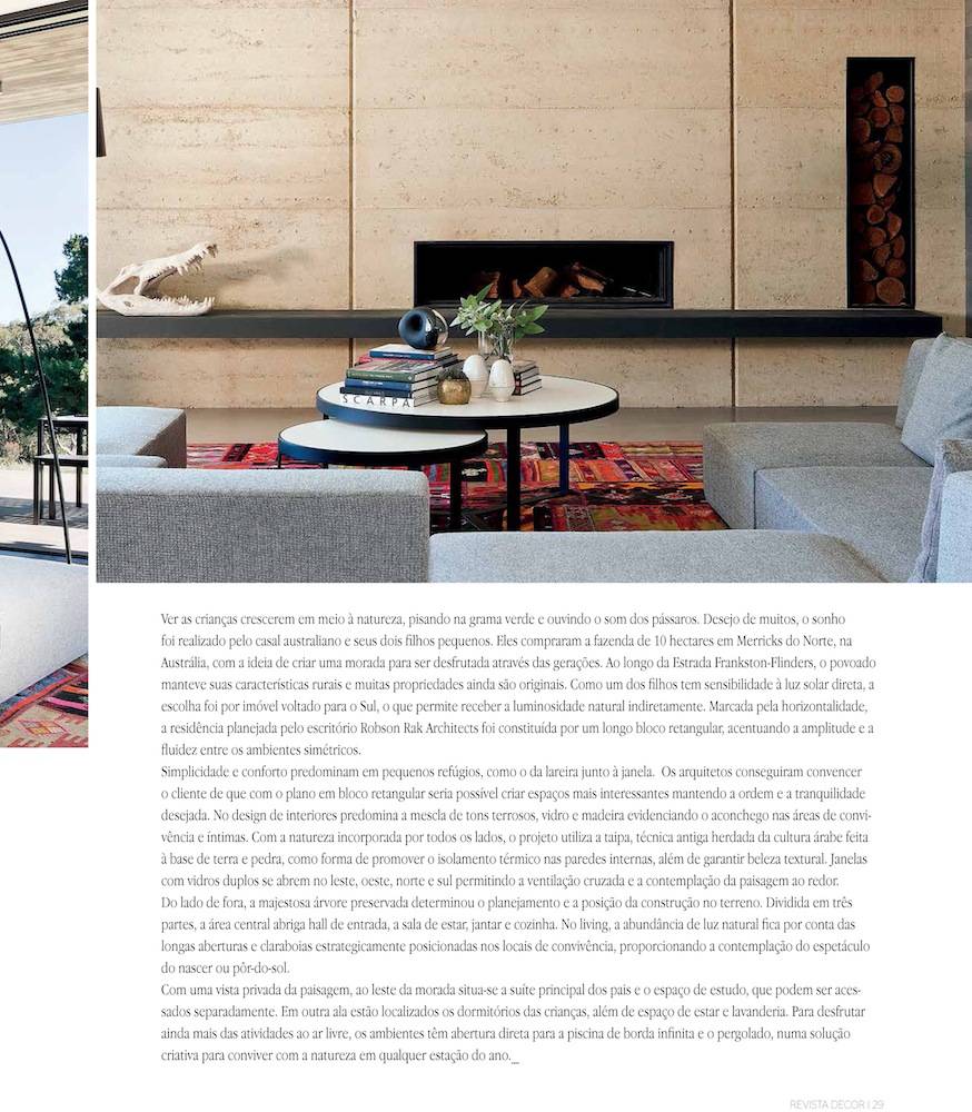 Robson Rak Architects – Revista Decor 2014