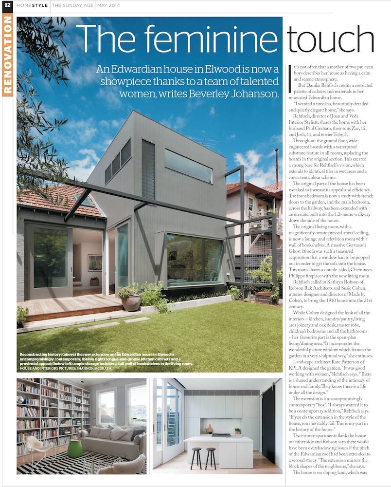 Robson Rak Architects – The Age Magazine